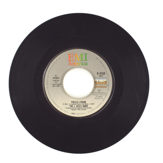 The J. Geils Band - Freeze-Frame; Flamethrower - Vinyl Record 45 RPM 7"