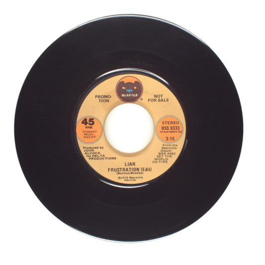 Frustration - Liar (Edit) - Vinyl Record 45 RPM 7"