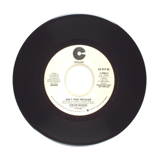 Stevie Woods - Ain't That Peculiar - Vinyl Record 45 RPM 7"