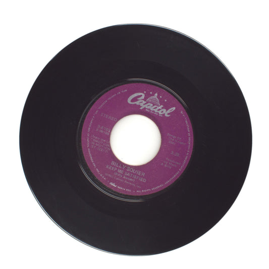 Billy Squier - Keep Me Satisfied; Everybody Wants You - Vinyl Record 45 RPM 7"