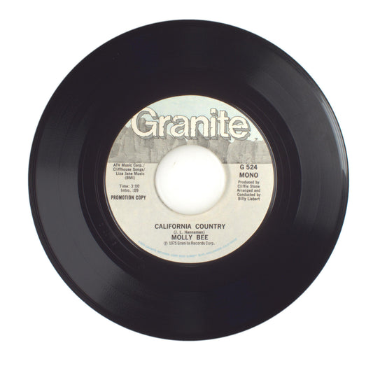 Molly Bee - California Country - Vinyl Record 45 RPM 7"