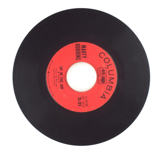 Marty Robbins - Up in the Air; One of These Days - Vinyl Record 45 RPM 7"