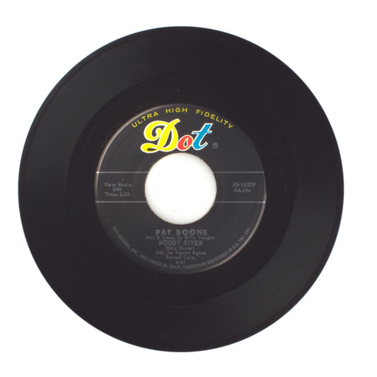 Pat Boone - Moody River; A Thousand Years - Vinyl Record 45 RPM 7"