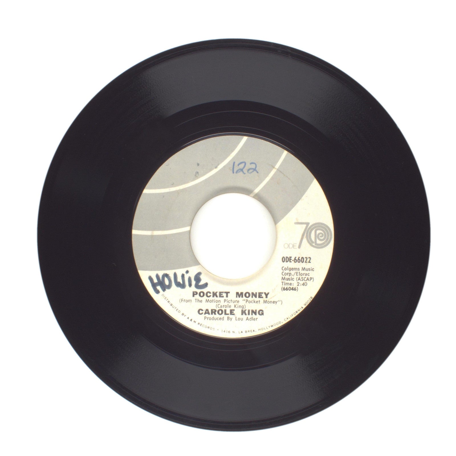 Carole King - Sweet Seasons; Pocket Money - Vinyl Record 45 RPM 7"