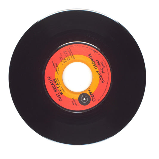 Bobby George - Just Because We Care; The Old Shep: The Dog's Side Of It - 45 RPM