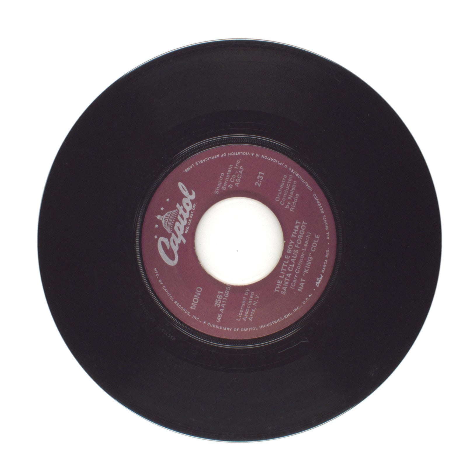 Nat "King" Cole - The Little Boy That Santa Claus Forgot; The Christmas Song (Me