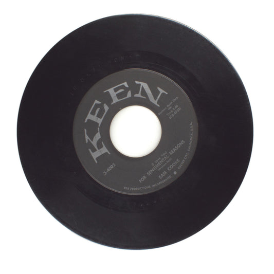 Sam Cooke - For Sentimental Reasons; Desire Me - Vinyl Record 45 RPM 7"