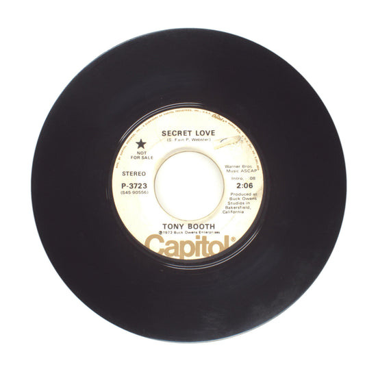 Tony Booth - Secret Love; Someday I'm Gonna Go to Mexico - Vinyl 45 RPM 7"