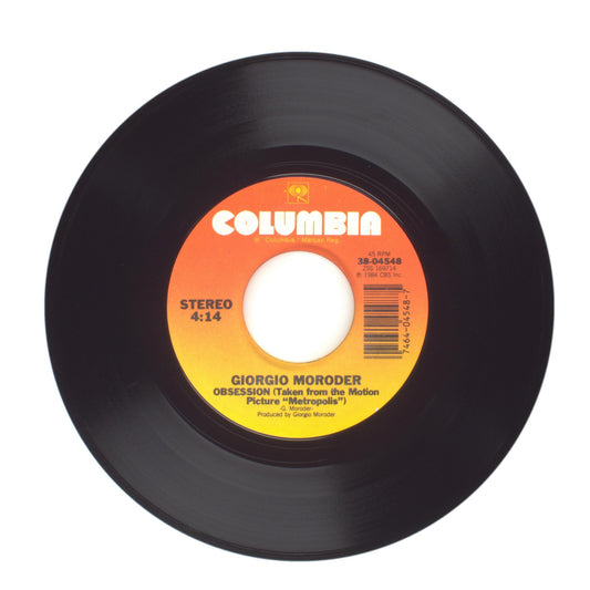 Giorgio Moroder; Bonnie Tyler - Obsession; Here She Comes - Vinyl 45 RPM 7"