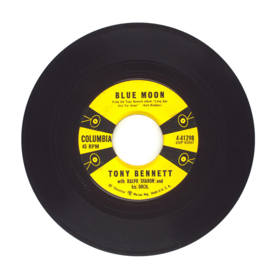 Tony Bennett - Blue Moon; Love Look Away - Vinyl Record 45 RPM 7"