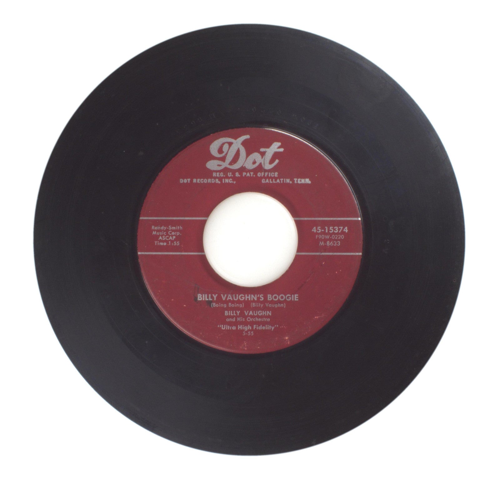 Billy Vaughn - The Waltz You Saved For Me; Billy Vaughn's Boogie - 45 RPM 7"