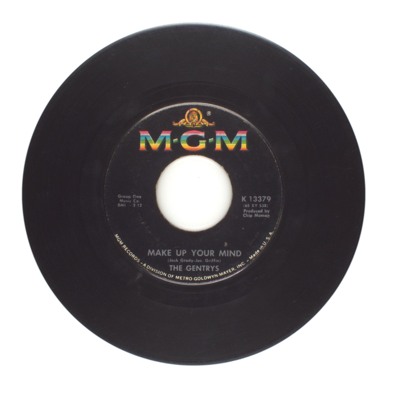 The Gentrys - Keep on Dancing; Make Up Your Mind - Vinyl Record 45 RPM 7"