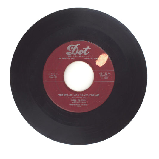 Billy Vaughn - The Waltz You Saved For Me; Billy Vaughn's Boogie - 45 RPM 7"