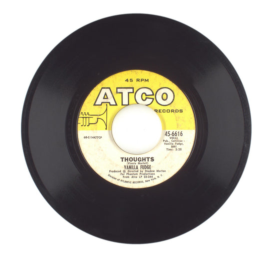Vanilla Fudge - Thoughts; Take Me for a Little While - Vinyl Record 45 RPM 7"