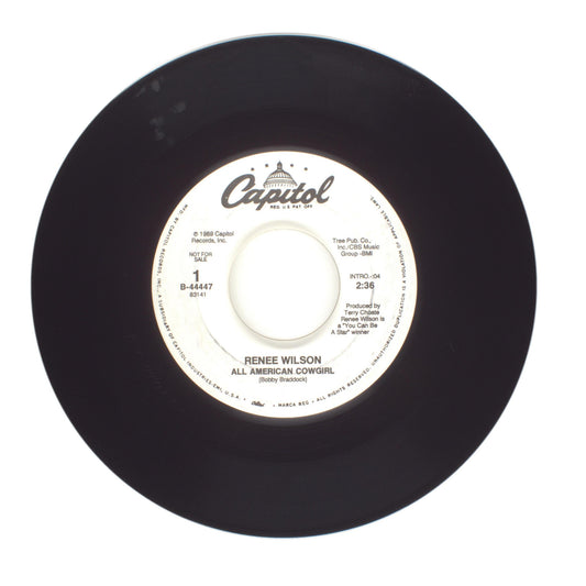 Renee Wilson - All American Cowgirl - Vinyl Record 45 RPM 7"