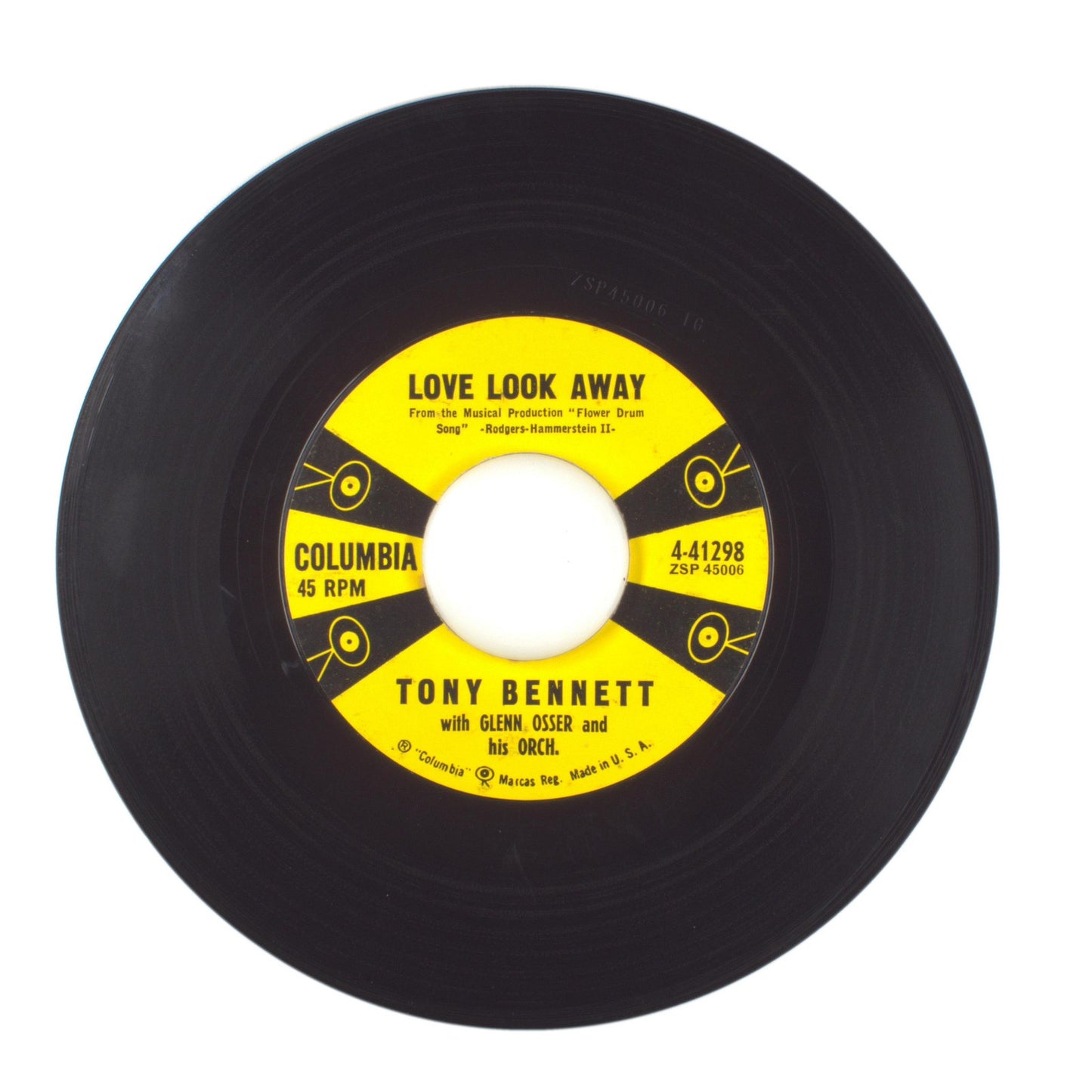 Tony Bennett - Blue Moon; Love Look Away - Vinyl Record 45 RPM 7"