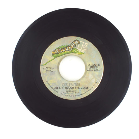 Carly Simon - Julie Through the Glass; Legend in Your Own Time - Vinyl 45 RPM 7"