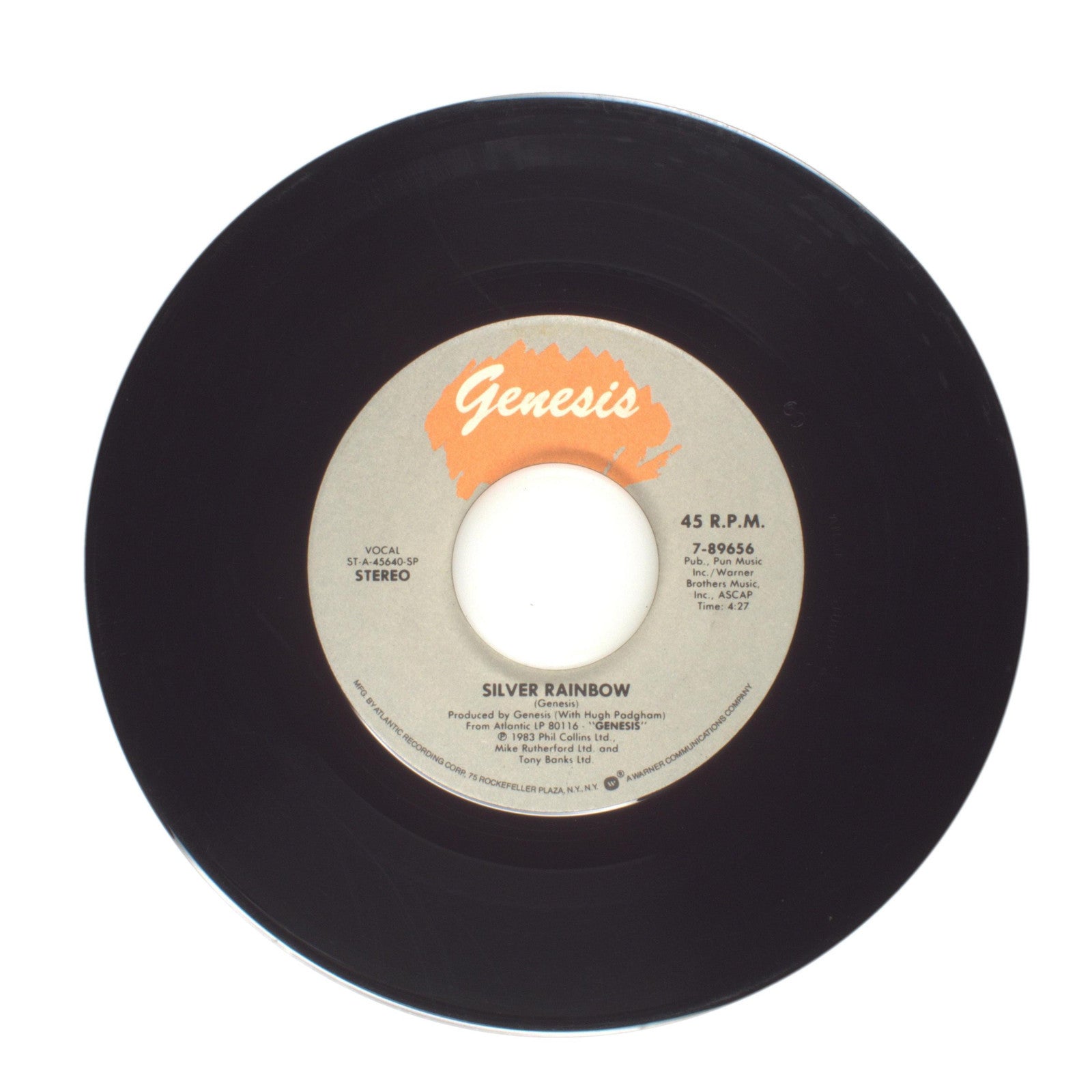 Genesis - Taking It All Too Hard; Silver Rainbow - Vinyl Record 45 RPM 7"