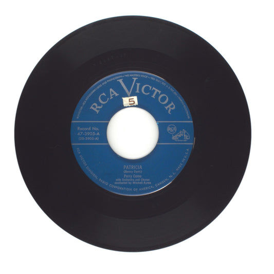 Perry Como - Patricia; Watchin' The Trains Go By - Vinyl Record 45 RPM 7"