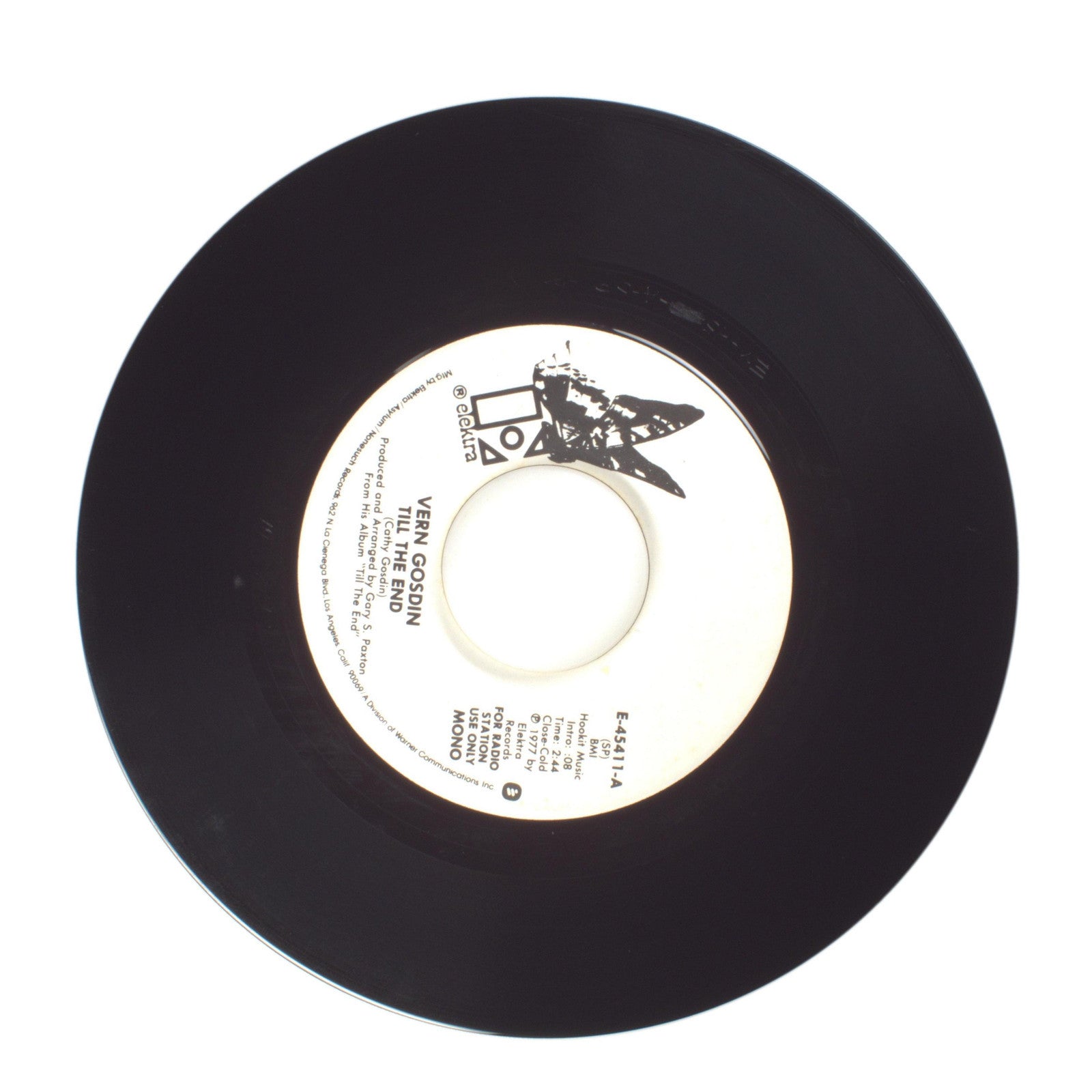 Vern Gosdin - Till The End - Vinyl Record 45 RPM 7"