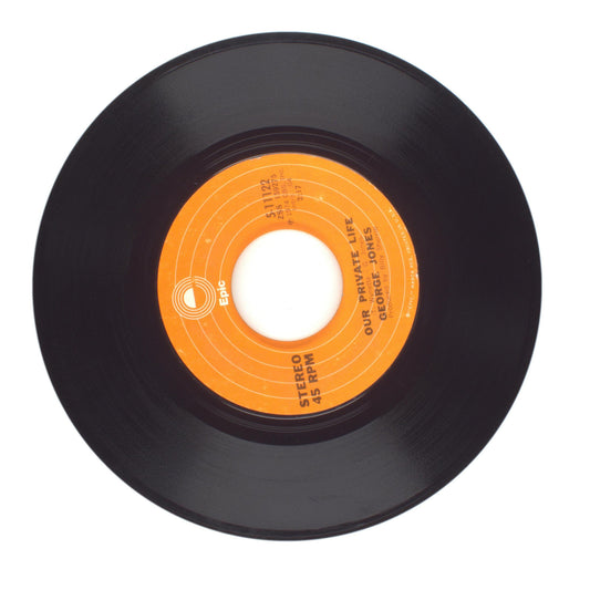 George Jones - Our Private Life; The Grand Tour - Vinyl Record 45 RPM 7"