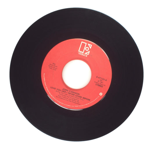 John O'Banion - Love You Like I Never Loved Before; Our Love Can Make It - 45