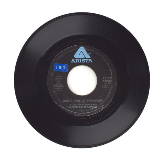 Jennifer Warnes - Right Time of the Night; Daddy Don't Go - Vinyl 45 RPM 7"