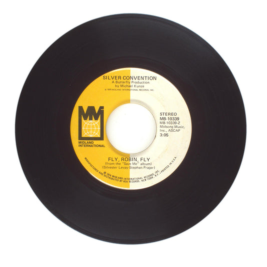 Silver Convention - Fly, Robin, Fly; Tiger Baby - Vinyl Record 45 RPM 7"