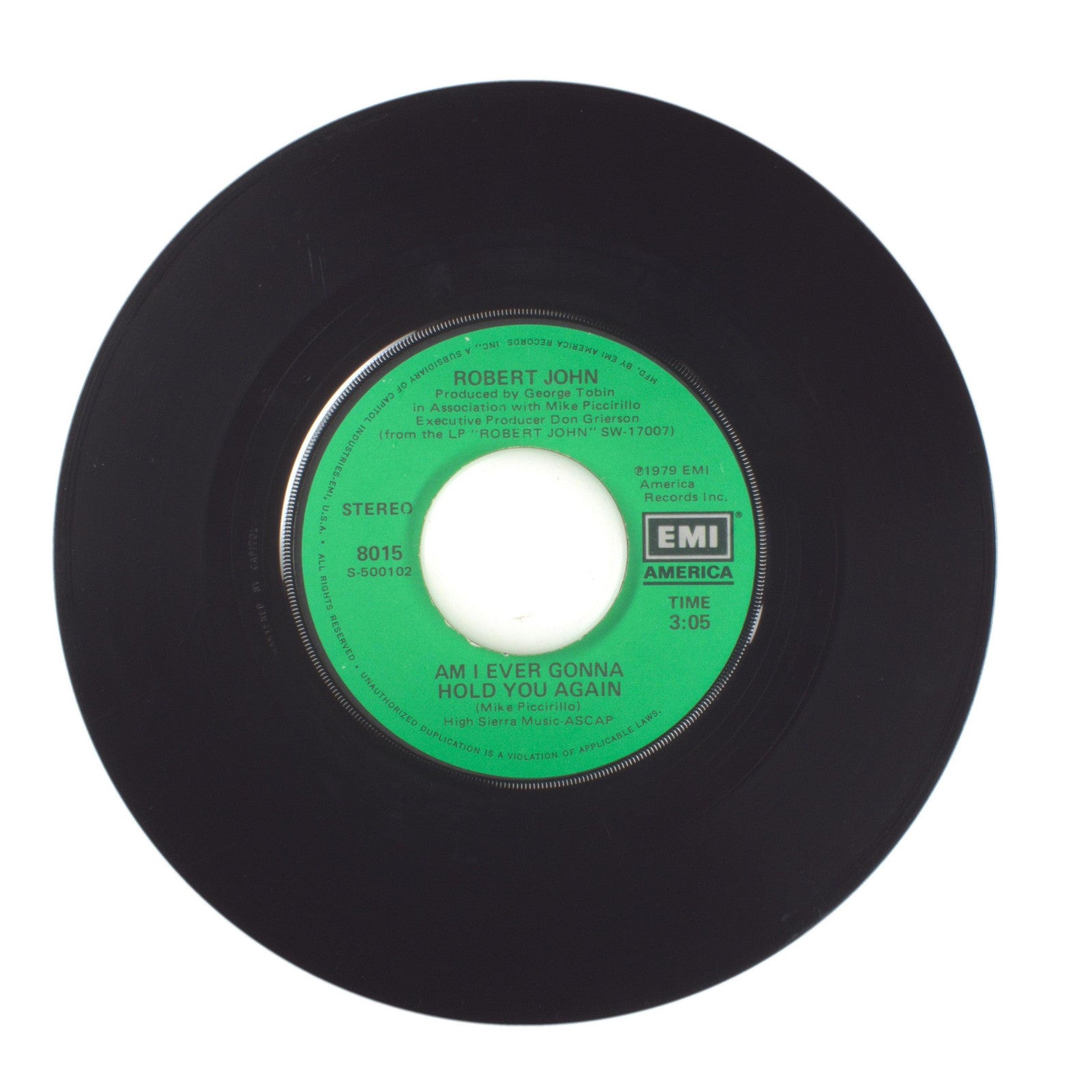 Robert John - Sad Eyes; Am I Ever Gonna Hold You Again - Vinyl Record 45 RPM 7"