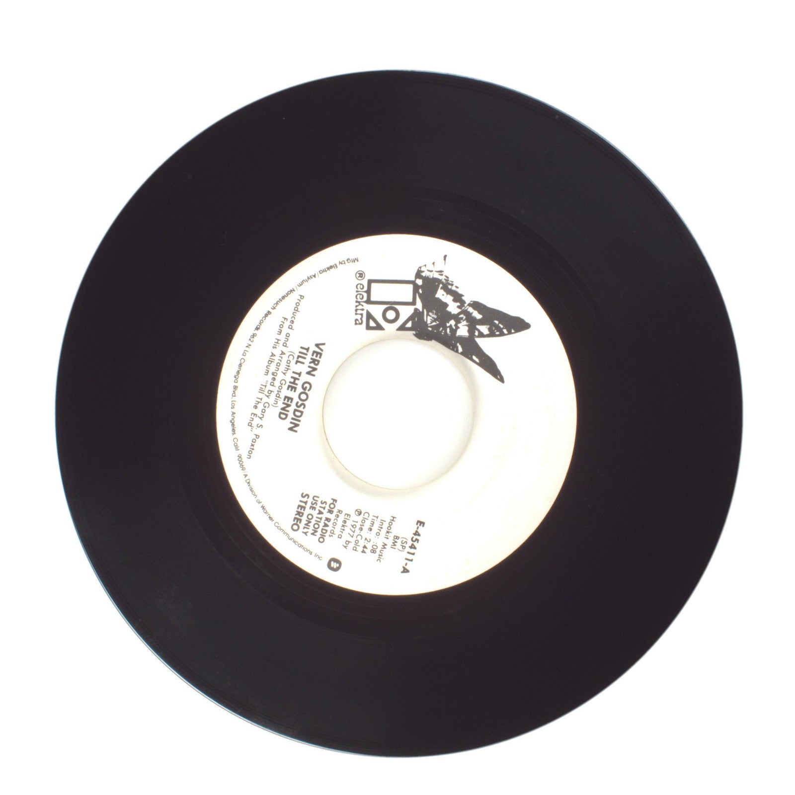 Vern Gosdin - Till The End - Vinyl Record 45 RPM 7"