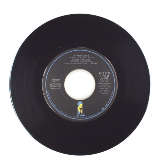 Robert Palmer - Hyperactive; Woke Up Laughing - Vinyl Record 45 RPM 7"