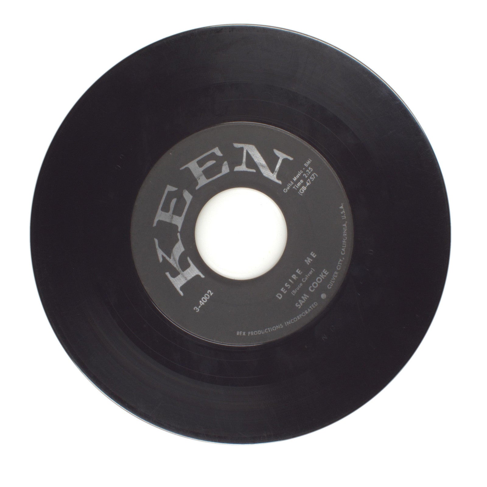 Sam Cooke - For Sentimental Reasons; Desire Me - Vinyl Record 45 RPM 7"