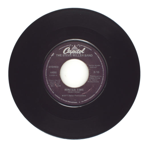 The Steve Miller Band - Winter Time; Swingtown - Vinyl Record 45 RPM 7"