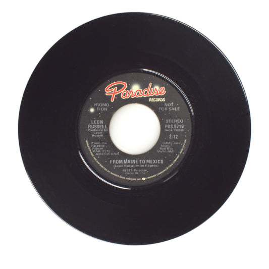 Leon Russell - From Maine To Mexico - Vinyl Record 45 RPM 7"