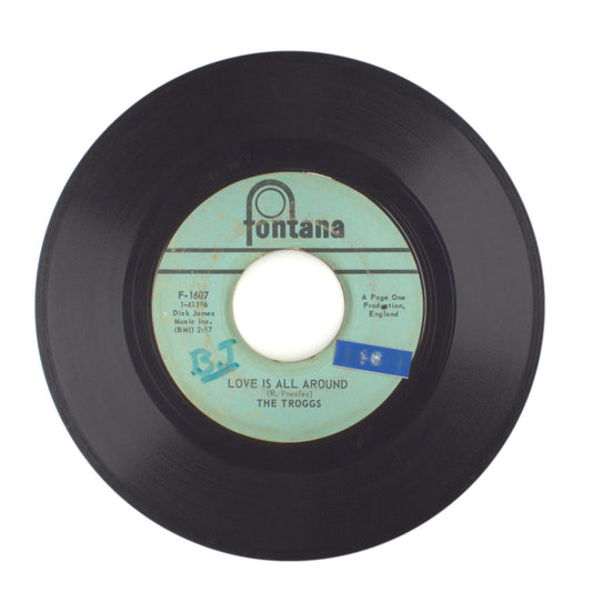 The Troggs - Love Is All Around; When Will the Rain Come - Vinyl 45 RPM 7"