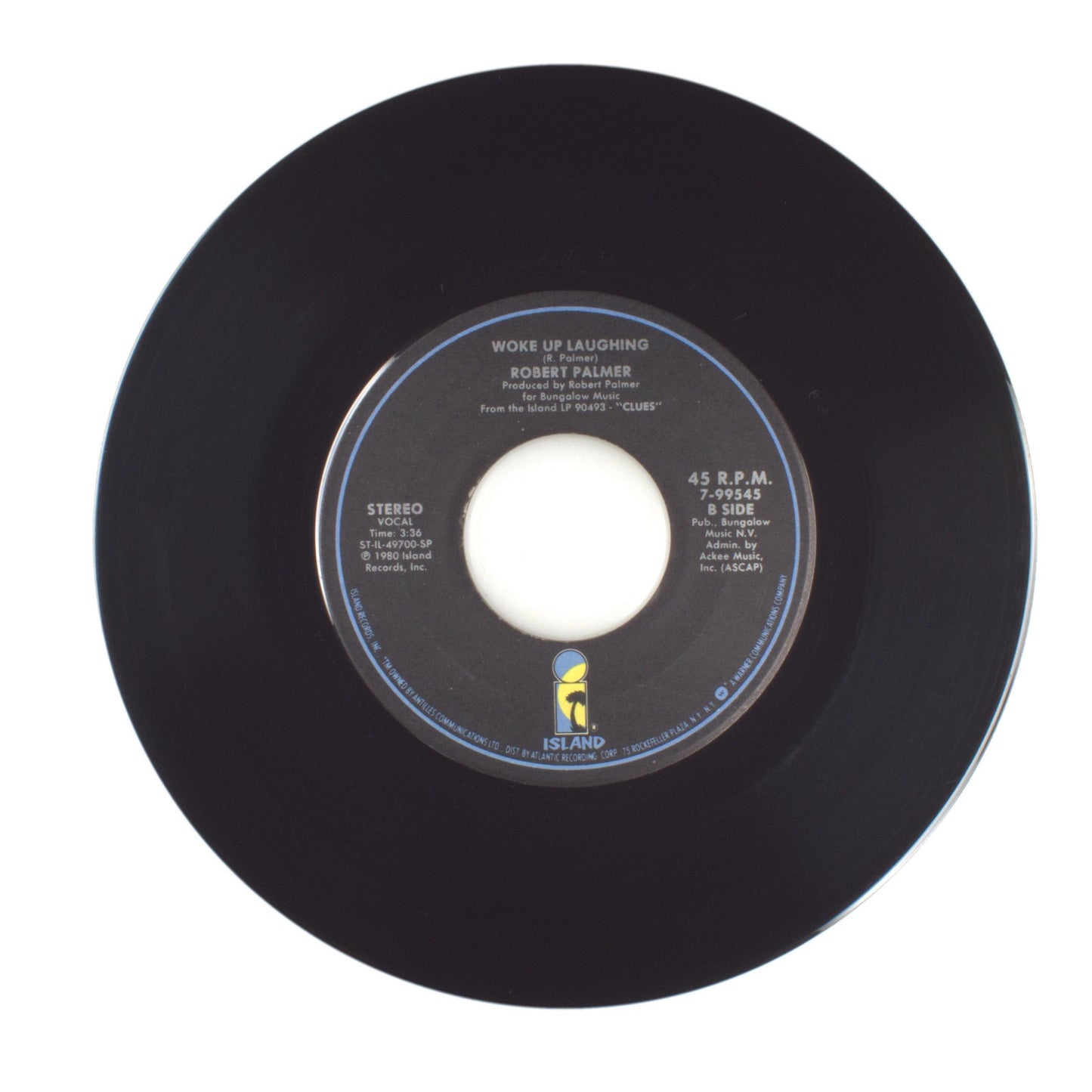 Robert Palmer - Hyperactive; Woke Up Laughing - Vinyl Record 45 RPM 7"