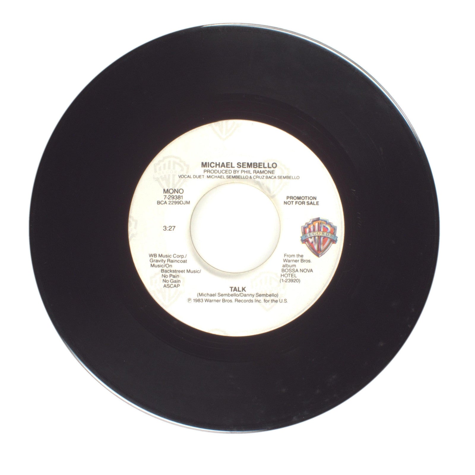 Michael Sembello - Talk - Vinyl Record 45 RPM 7"