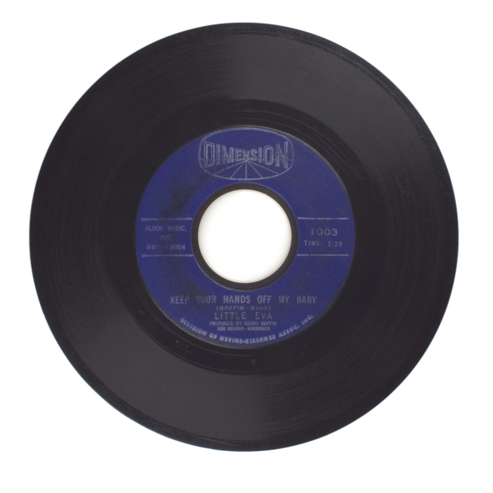 Little Eva - Keep Your Hands Off My Baby; Where Do I Go? - Vinyl 45 RPM 7"